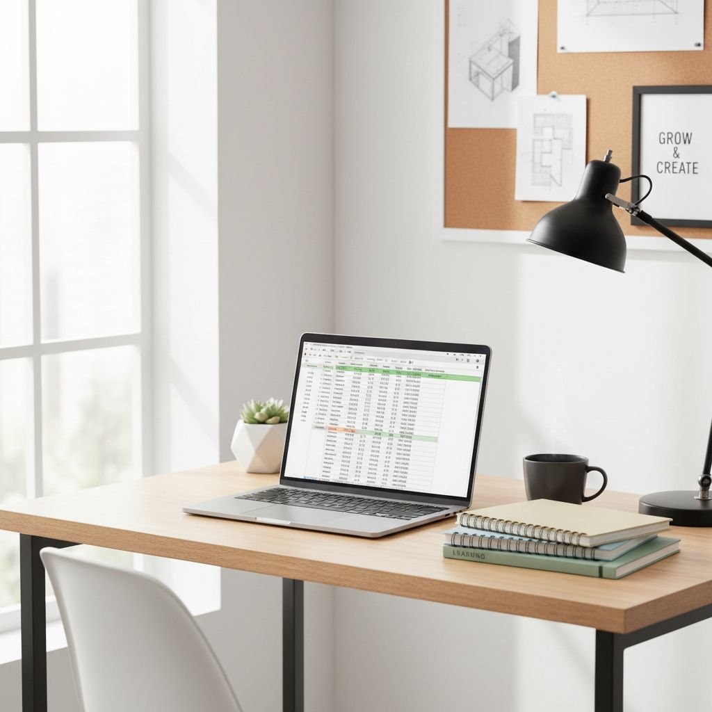 AI generated hero image for Master Excel from Home: A Step-by-Step Learning Guide