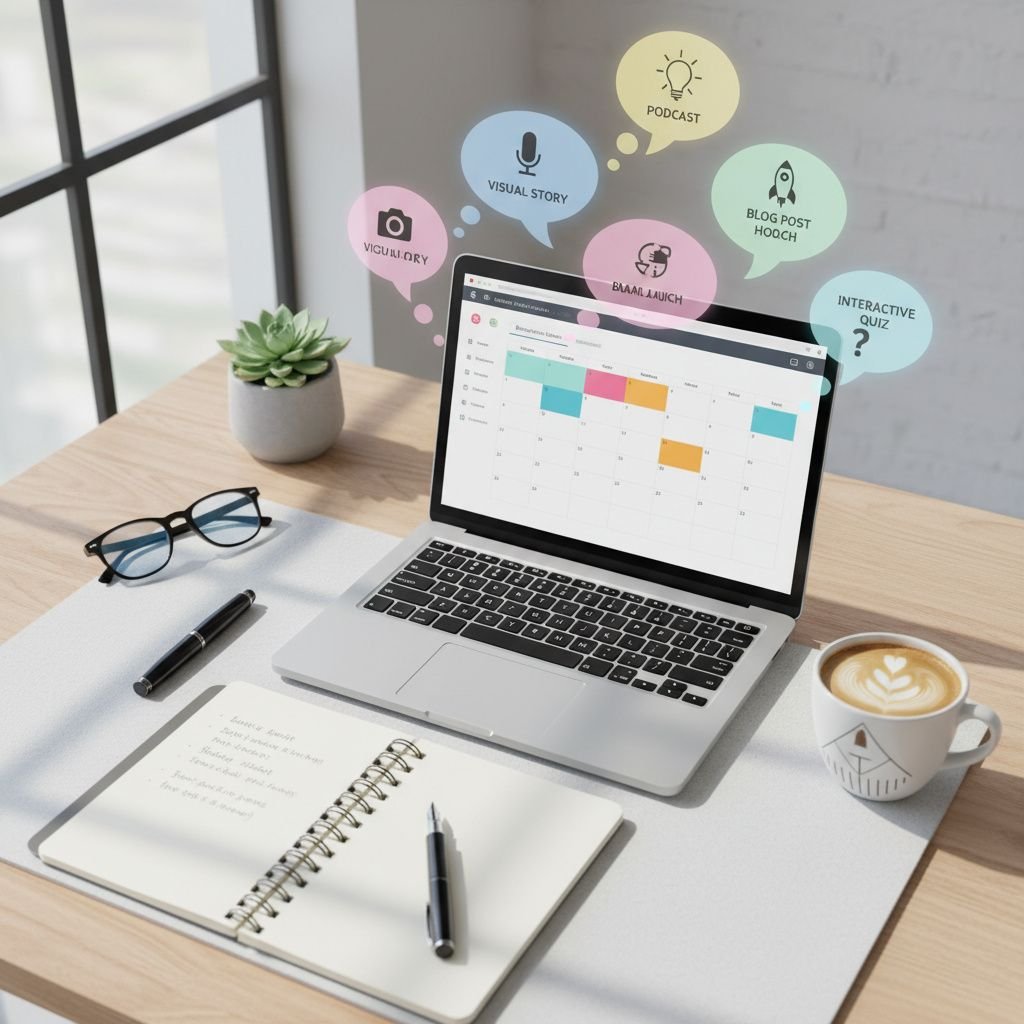 AI generated hero image for How AI Can Simplify Social Media Content Planning for Busy Creators